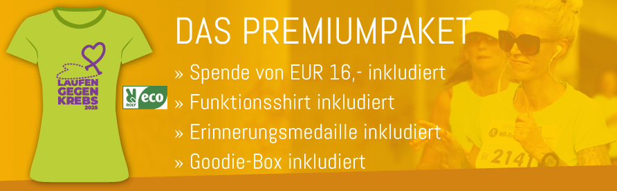 Basis+ Paket Laufen gegen Krebs